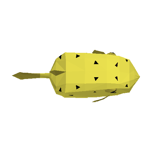 Yellow Boxfish model preview