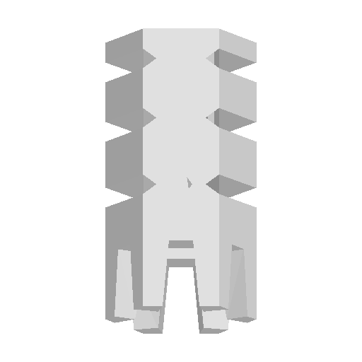 SMG Compensator model view 2