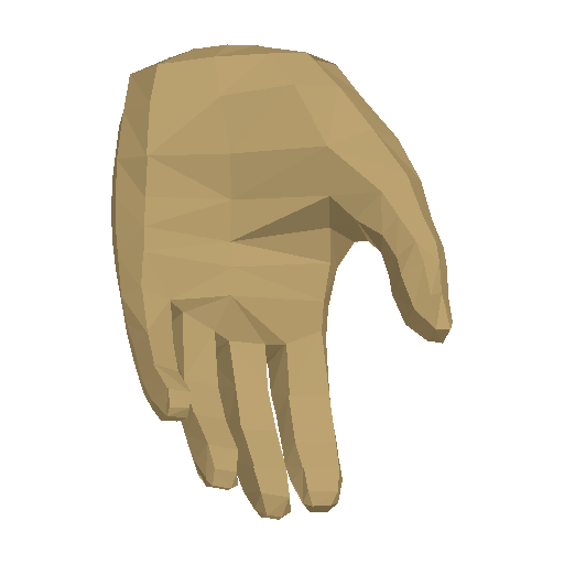 Left Hand model preview